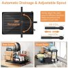 Tableware Organizer Kitchen Countertop Storage Shelf